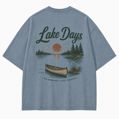 Where Quiet Lake Mornings Become Good Memories Tee