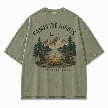 Under Open Skies Campfire Nights Graphic Tee