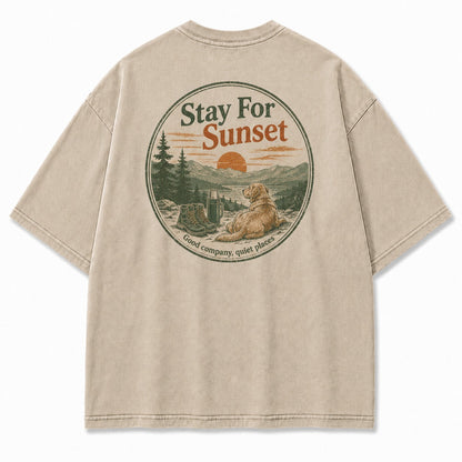 Stay for Sunset with Good Company Tee