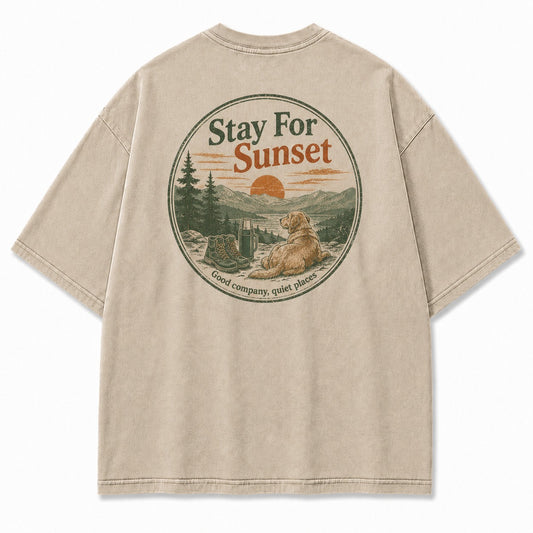 Stay for Sunset with Good Company Tee