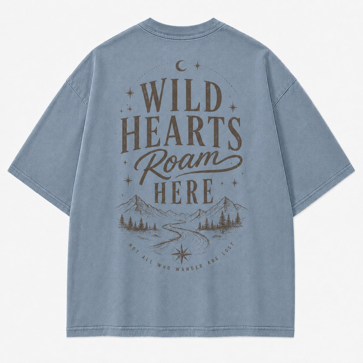Where Wild Hearts Roam Mountain Graphic Tee
