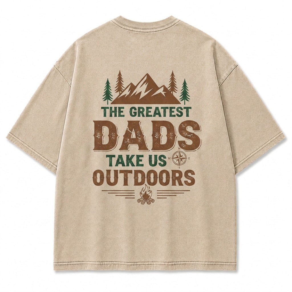 Greatest Dad Outdoors Graphic Tee