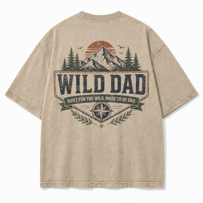 Wild Dad Adventure Washed T-Shirt