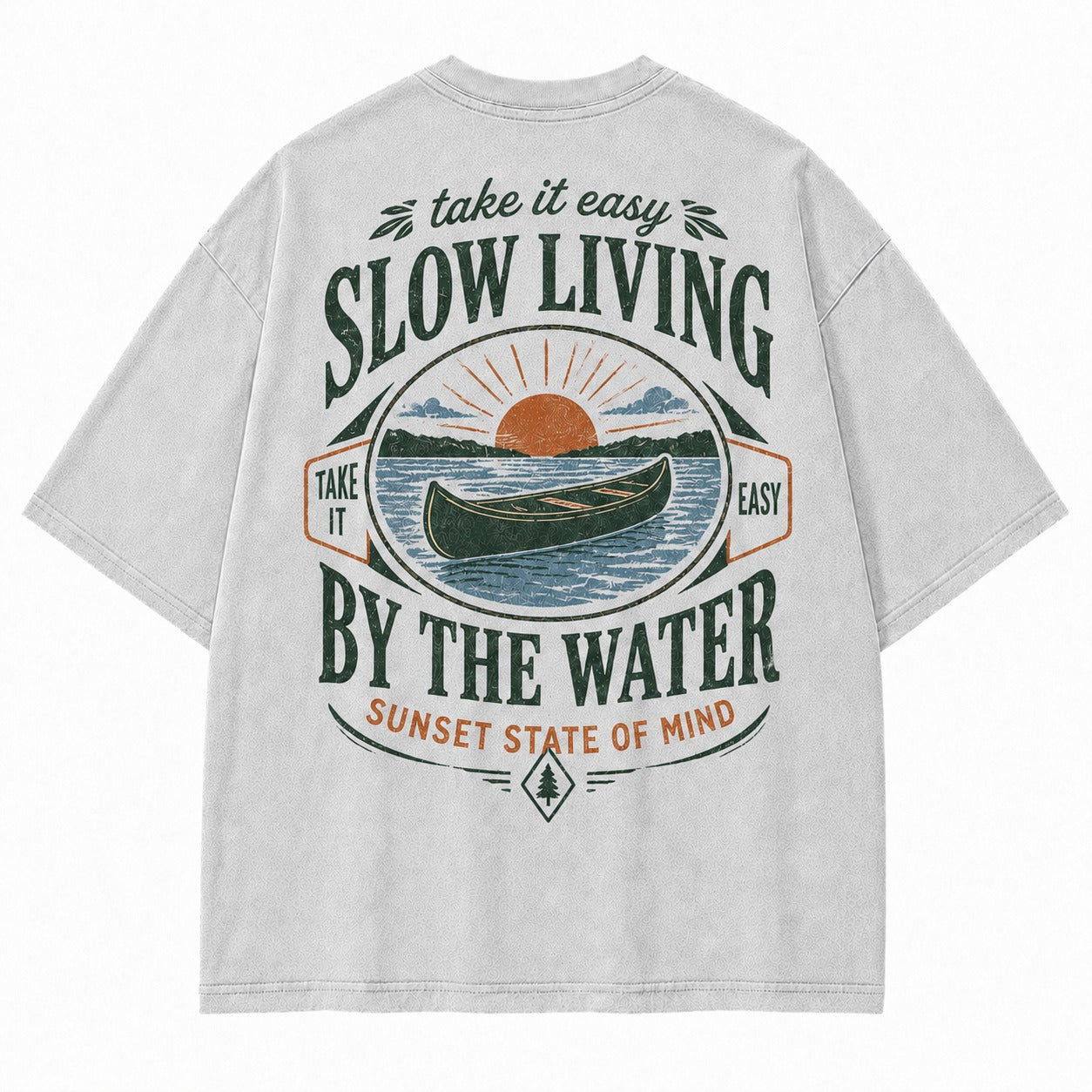 Slow Living By the Water Tee