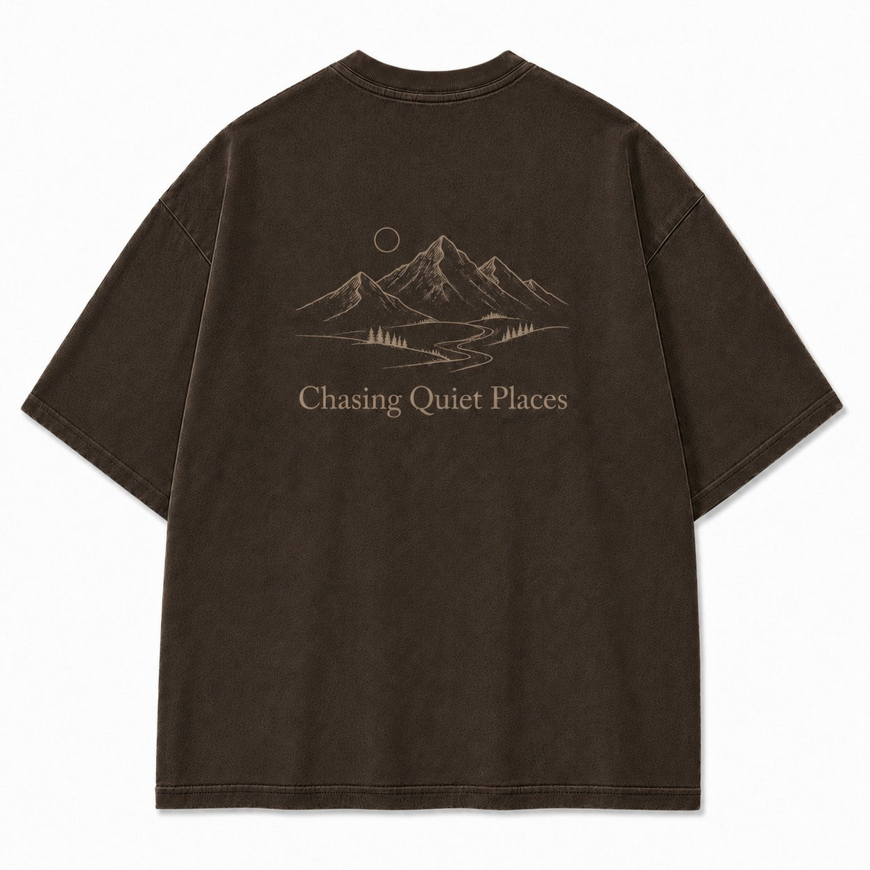 For Those Chasing Quiet Places Minimalist Mountain Tee