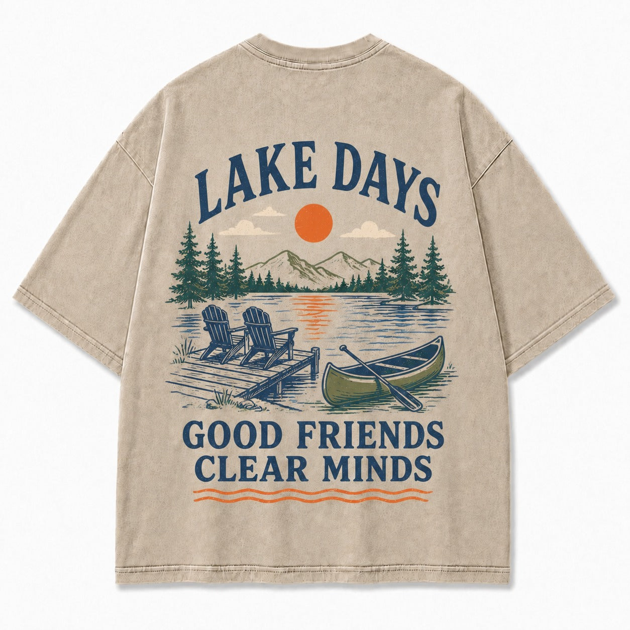 Lake Days Good Friends Tee