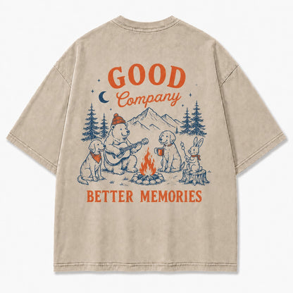 Campfire Friends Adventure Graphic Tee