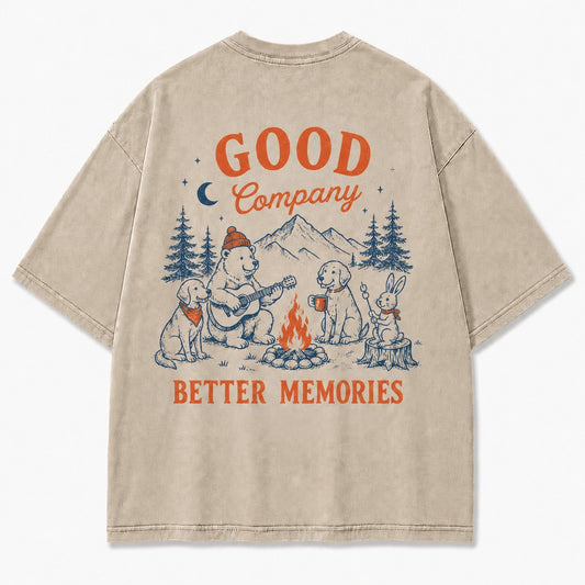 Campfire Friends Adventure Graphic Tee
