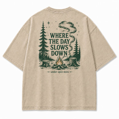 Slow Day Open Skies Graphic Tee