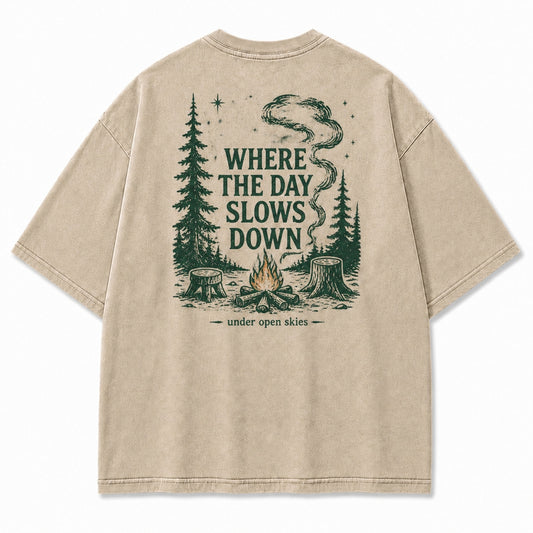 Slow Day Open Skies Graphic Tee