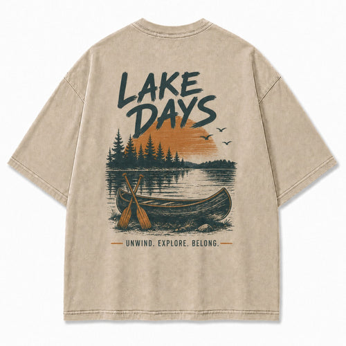 Quiet Waters Lake Graphic Tee