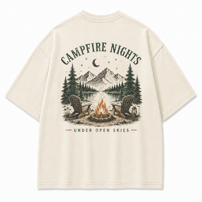 Under Open Skies Campfire Nights Graphic Tee