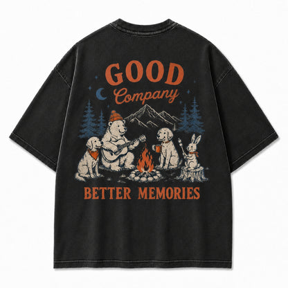 Campfire Friends Adventure Graphic Tee