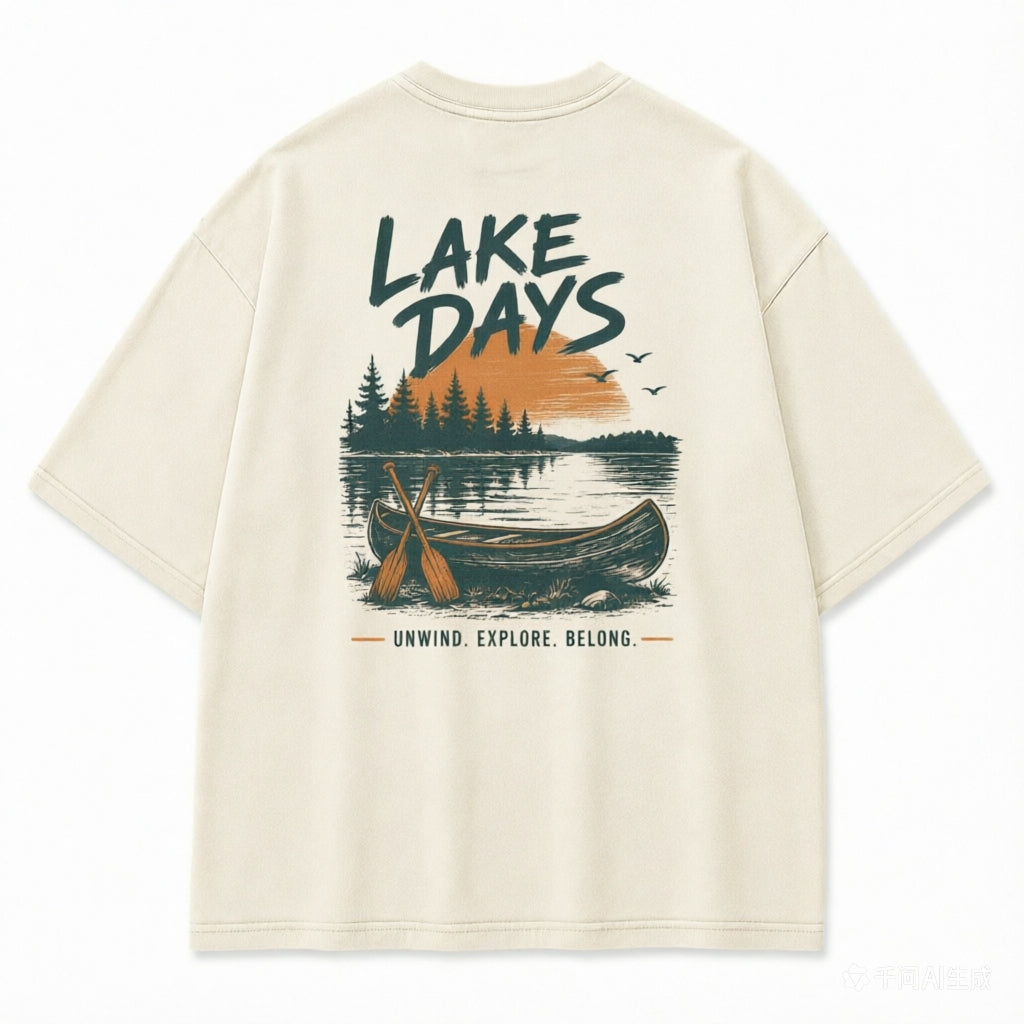 Quiet Waters Lake Graphic Tee