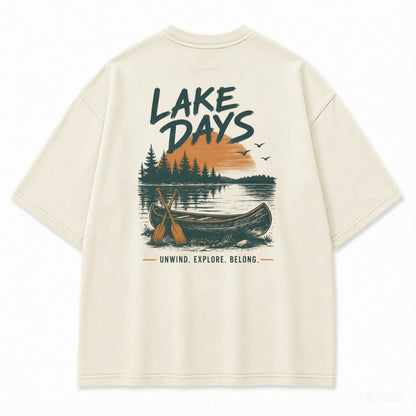 Quiet Waters Lake Graphic Tee