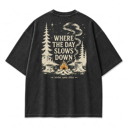Slow Day Open Skies Graphic Tee
