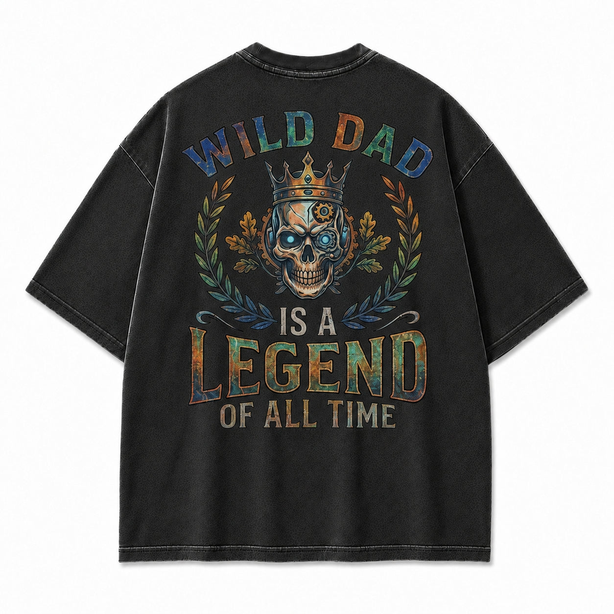 Wild Dad Skull Legend Washed T-Shirt