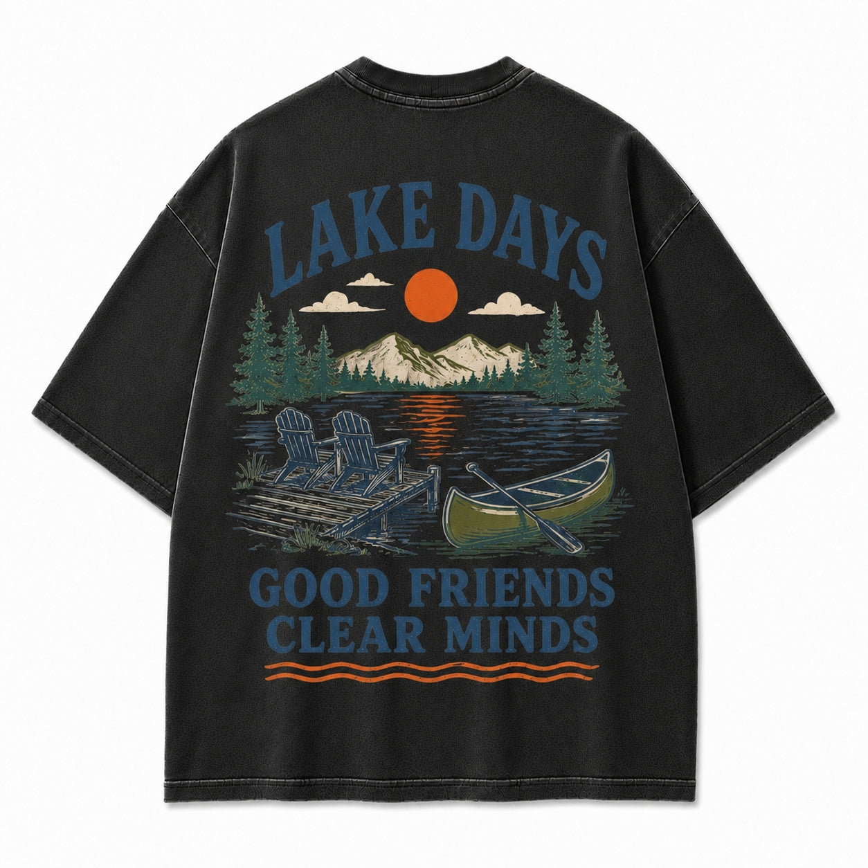 Lake Days Good Friends Tee