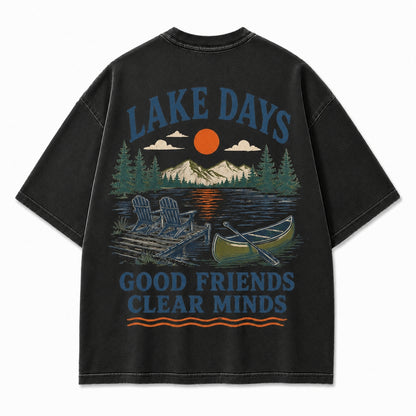 Lake Days Good Friends Tee