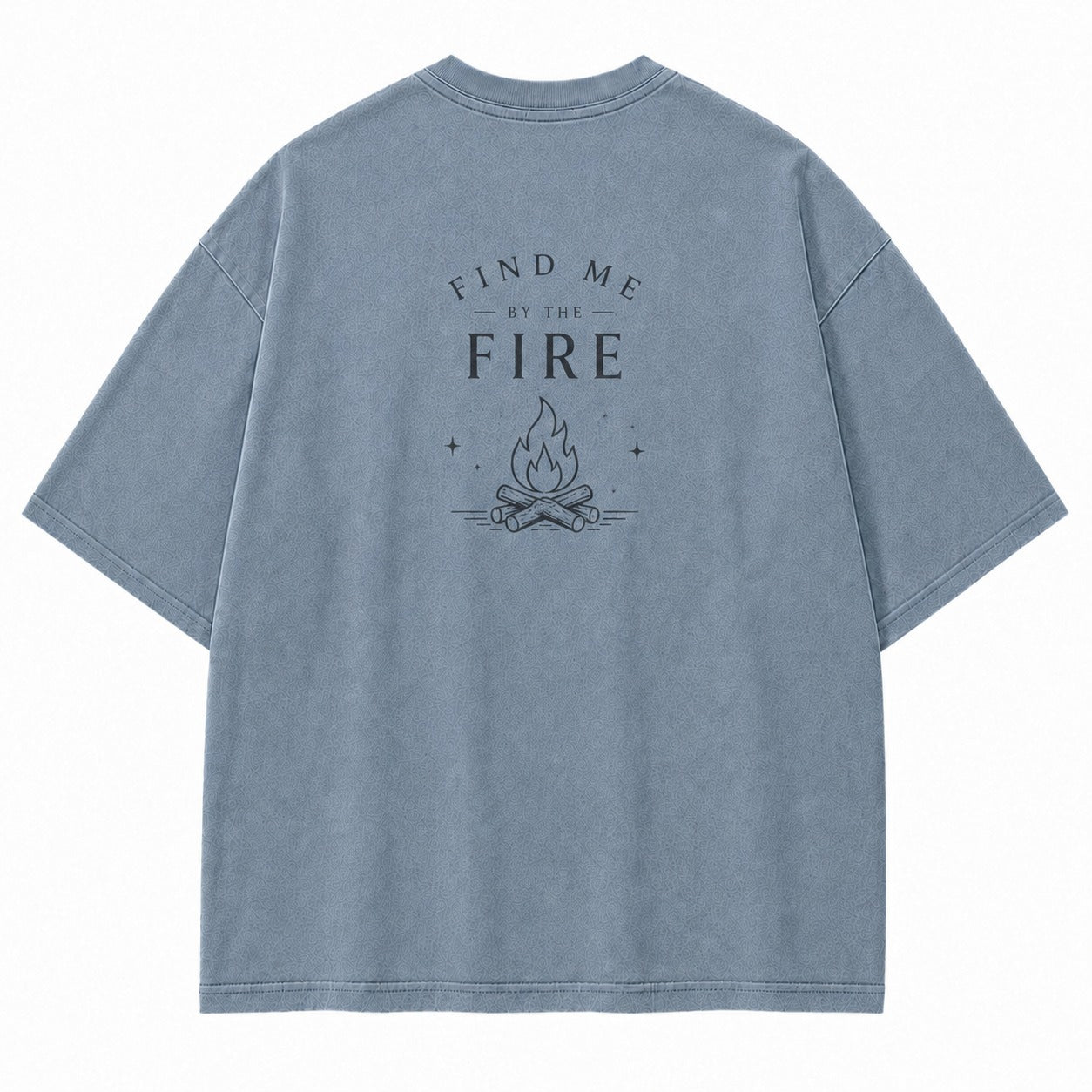 Find Me by the Fire Minimalist Campfire Tee