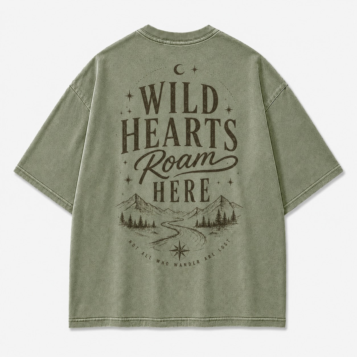 Where Wild Hearts Roam Mountain Graphic Tee