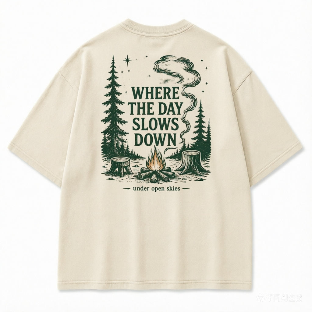 Slow Day Open Skies Graphic Tee