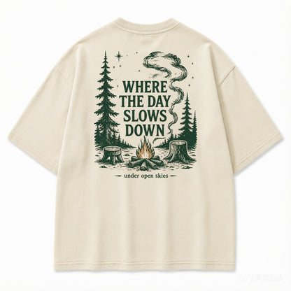 Slow Day Open Skies Graphic Tee