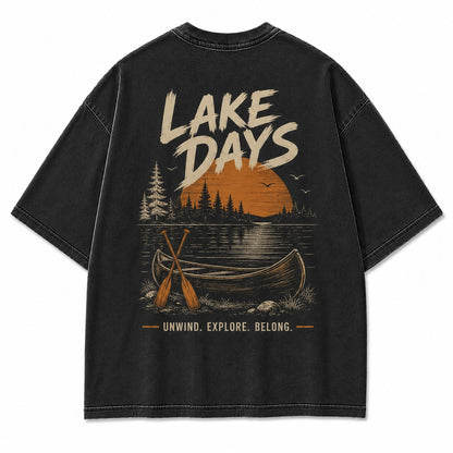 Quiet Waters Lake Graphic Tee