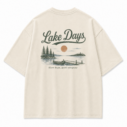 Where Slow Lake Days and Good Company Meet Tee