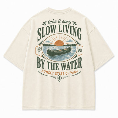 Slow Living By the Water Tee