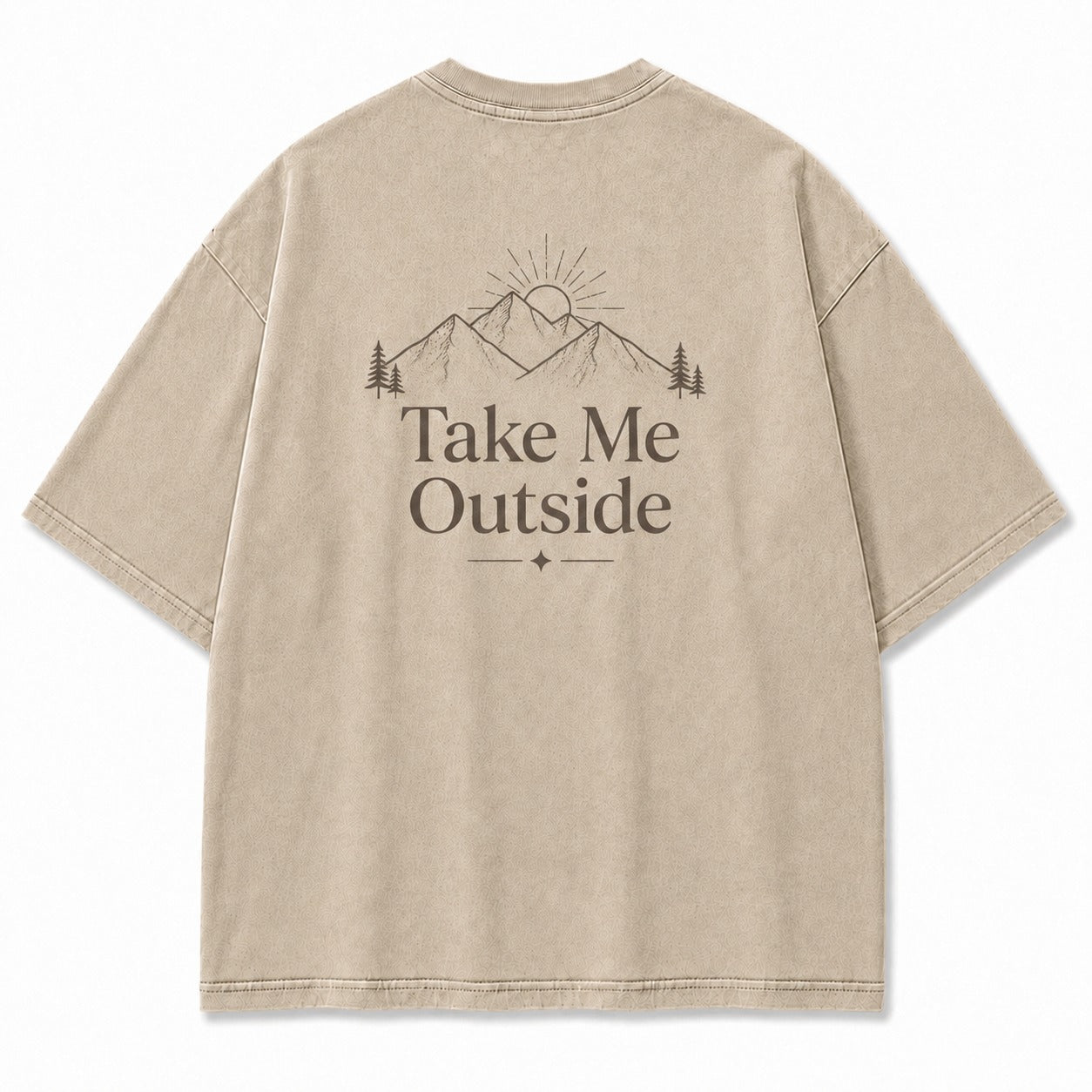 Take Me Outside Minimalist Mountain Tee