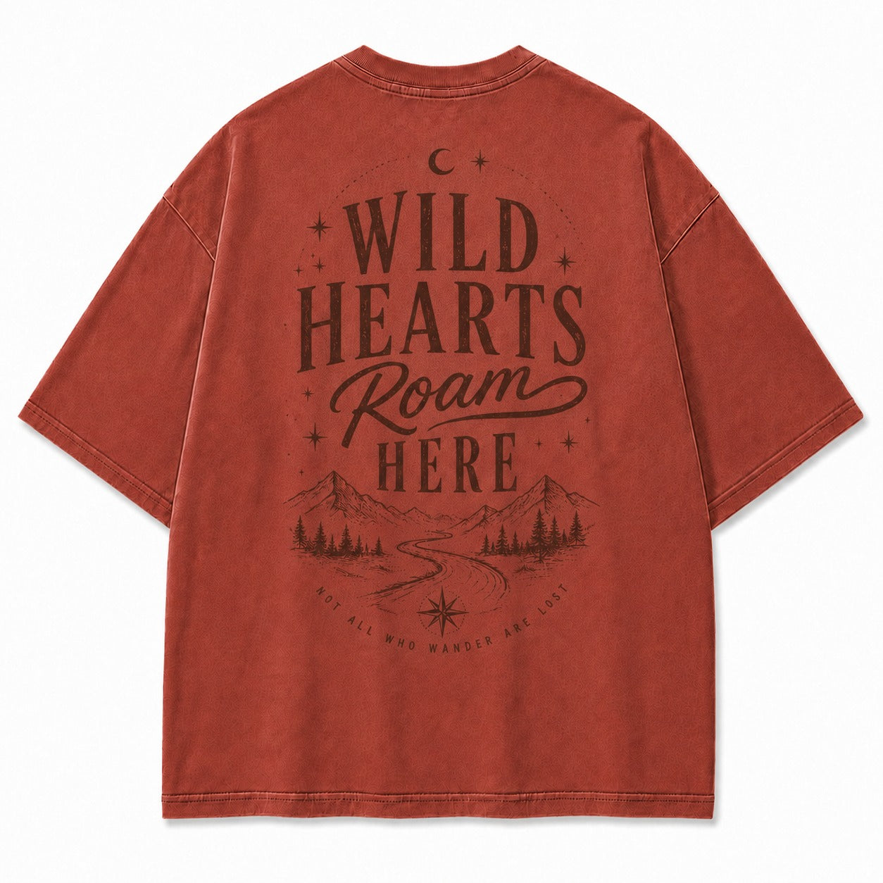 Where Wild Hearts Roam Mountain Graphic Tee