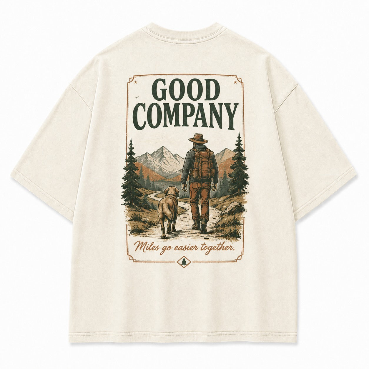 Good Company Makes Miles Easier Tee