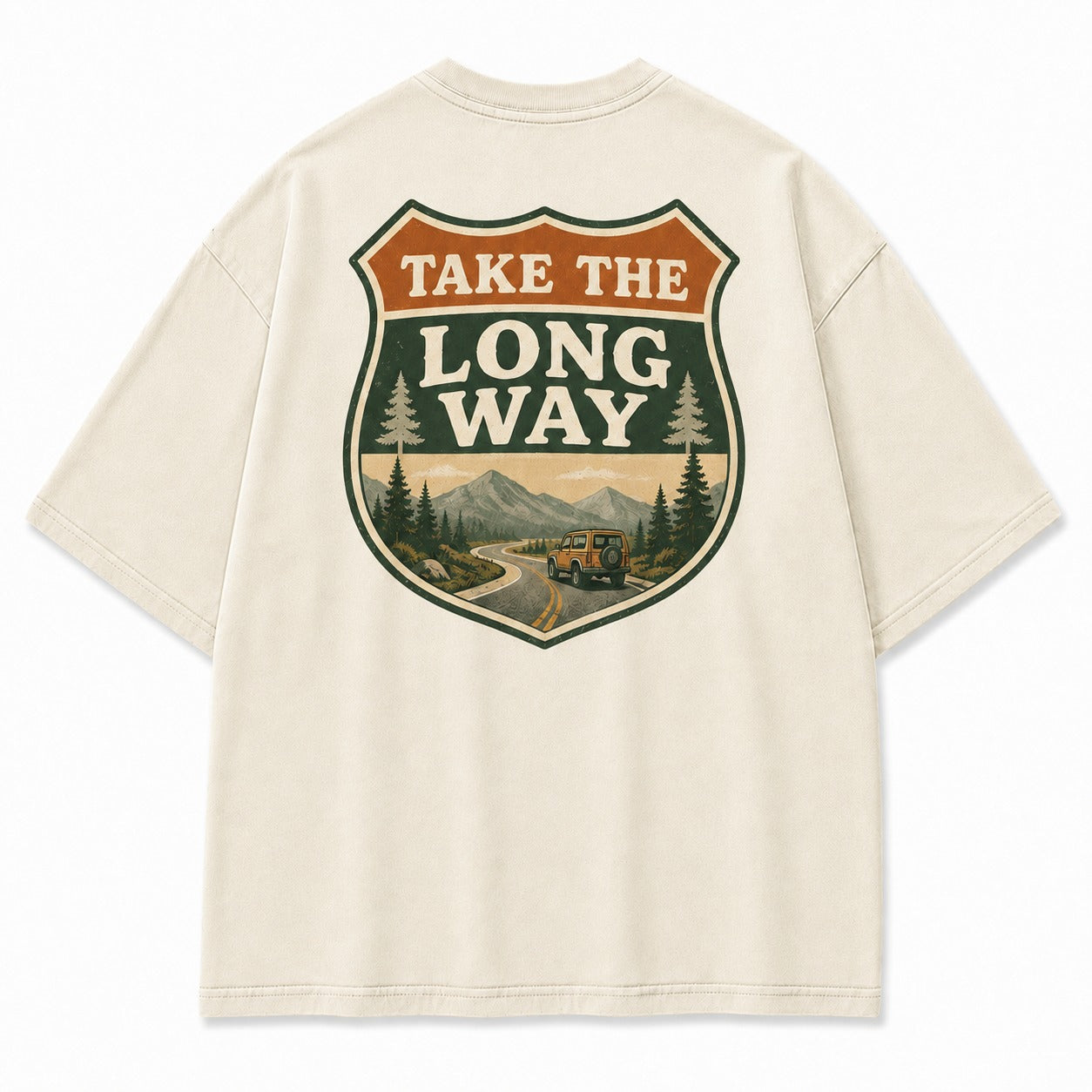 Take the Long Way Road Trip Tee