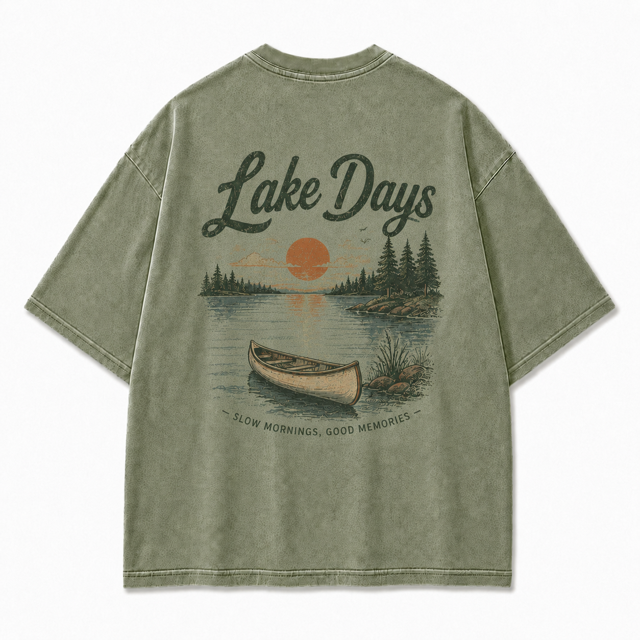 Where Quiet Lake Mornings Become Good Memories Tee