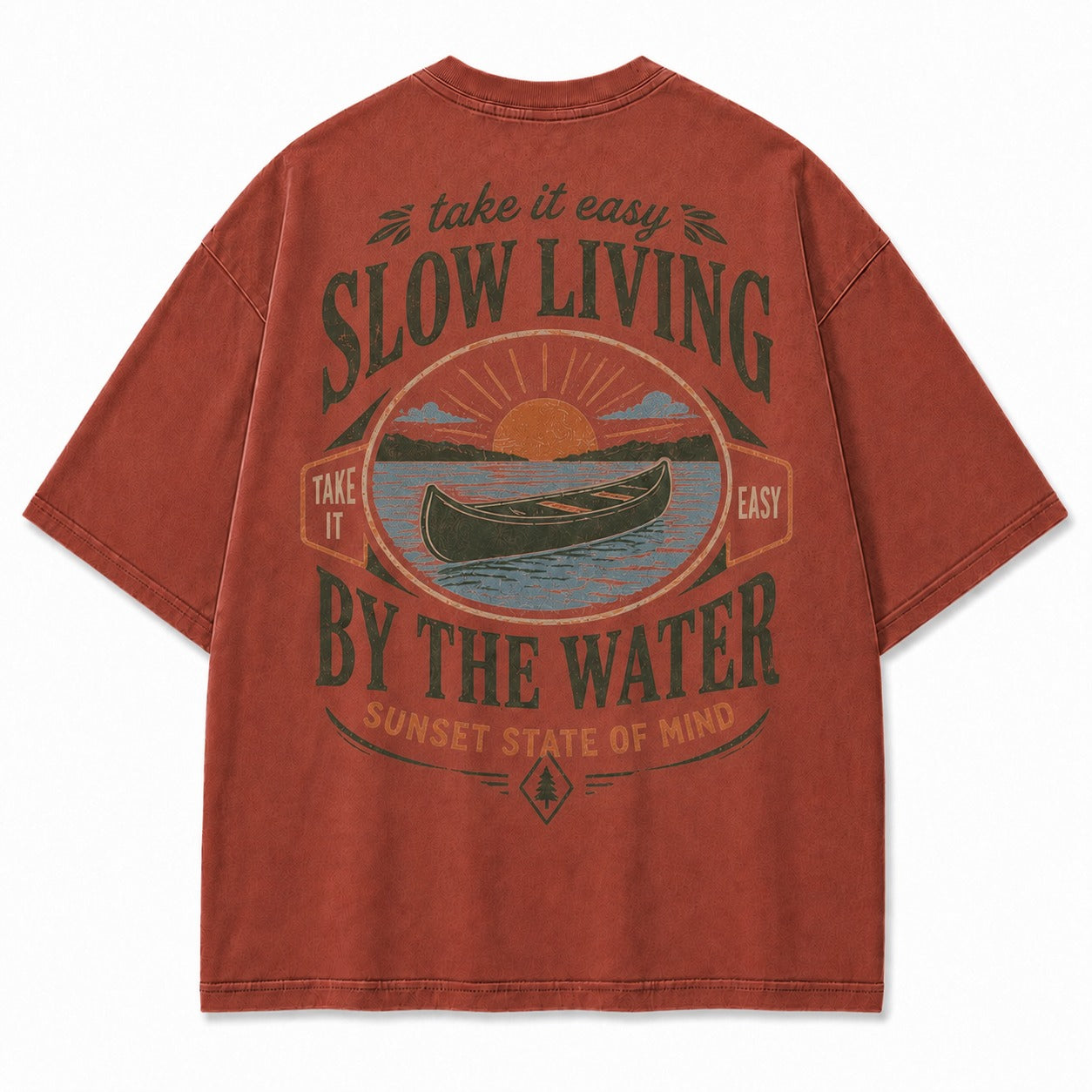 Slow Living By the Water Tee
