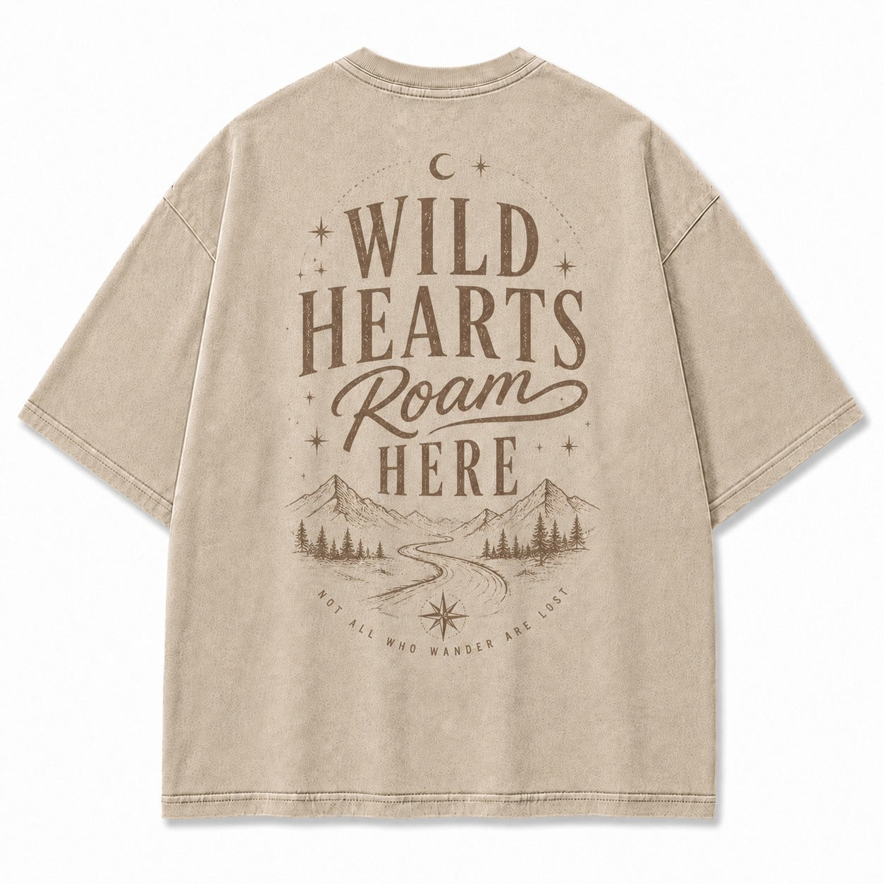 Where Wild Hearts Roam Mountain Graphic Tee