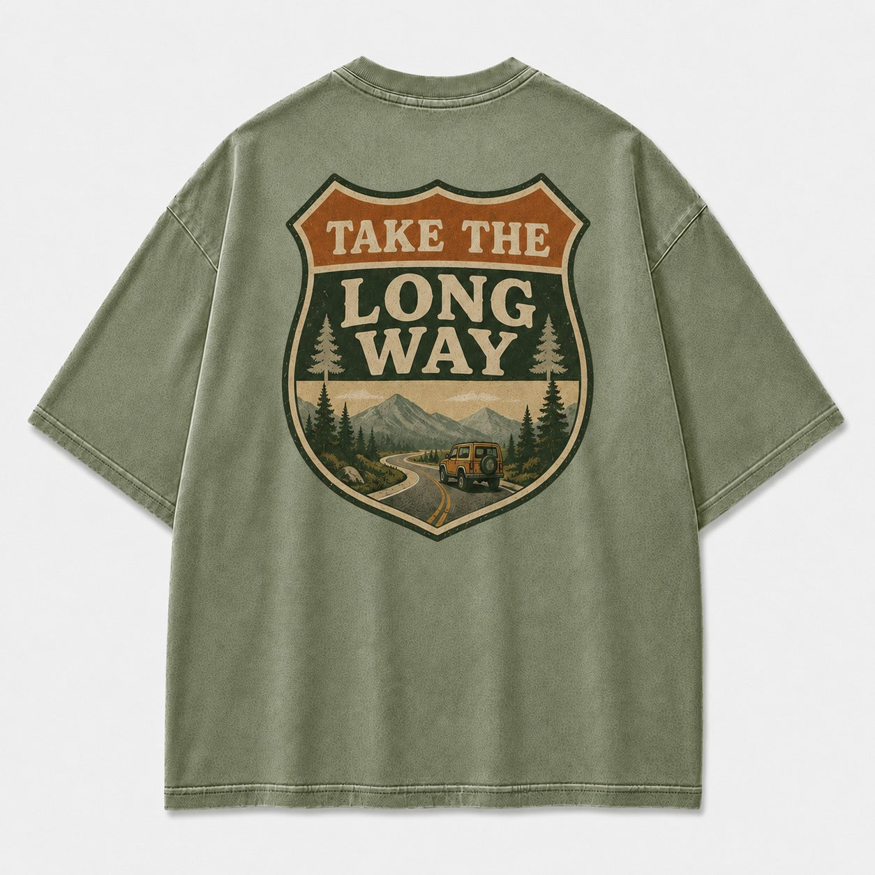 Take the Long Way Road Trip Tee