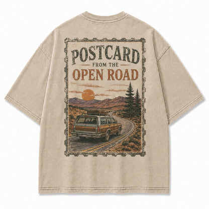 Postcard From the Open Road Tee