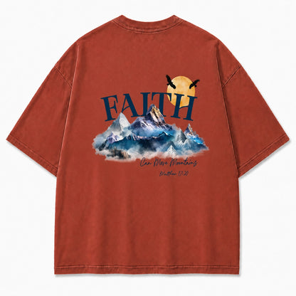 Can Move Mountains Washed T-Shirt