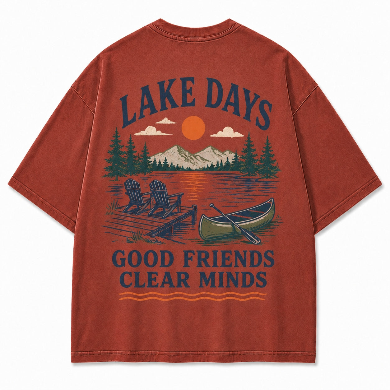 Lake Days Good Friends Tee