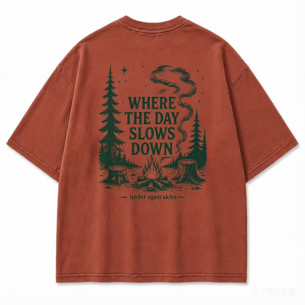 Slow Day Open Skies Graphic Tee
