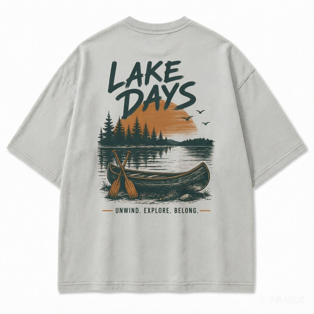 Quiet Waters Lake Graphic Tee