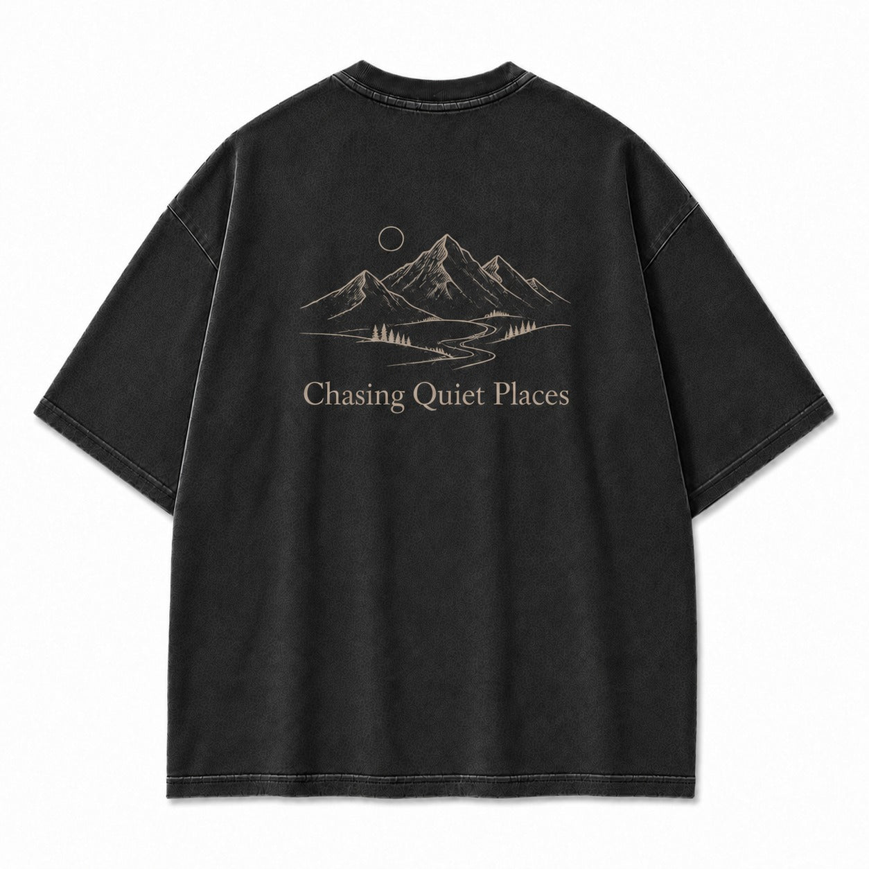 For Those Chasing Quiet Places Minimalist Mountain Tee