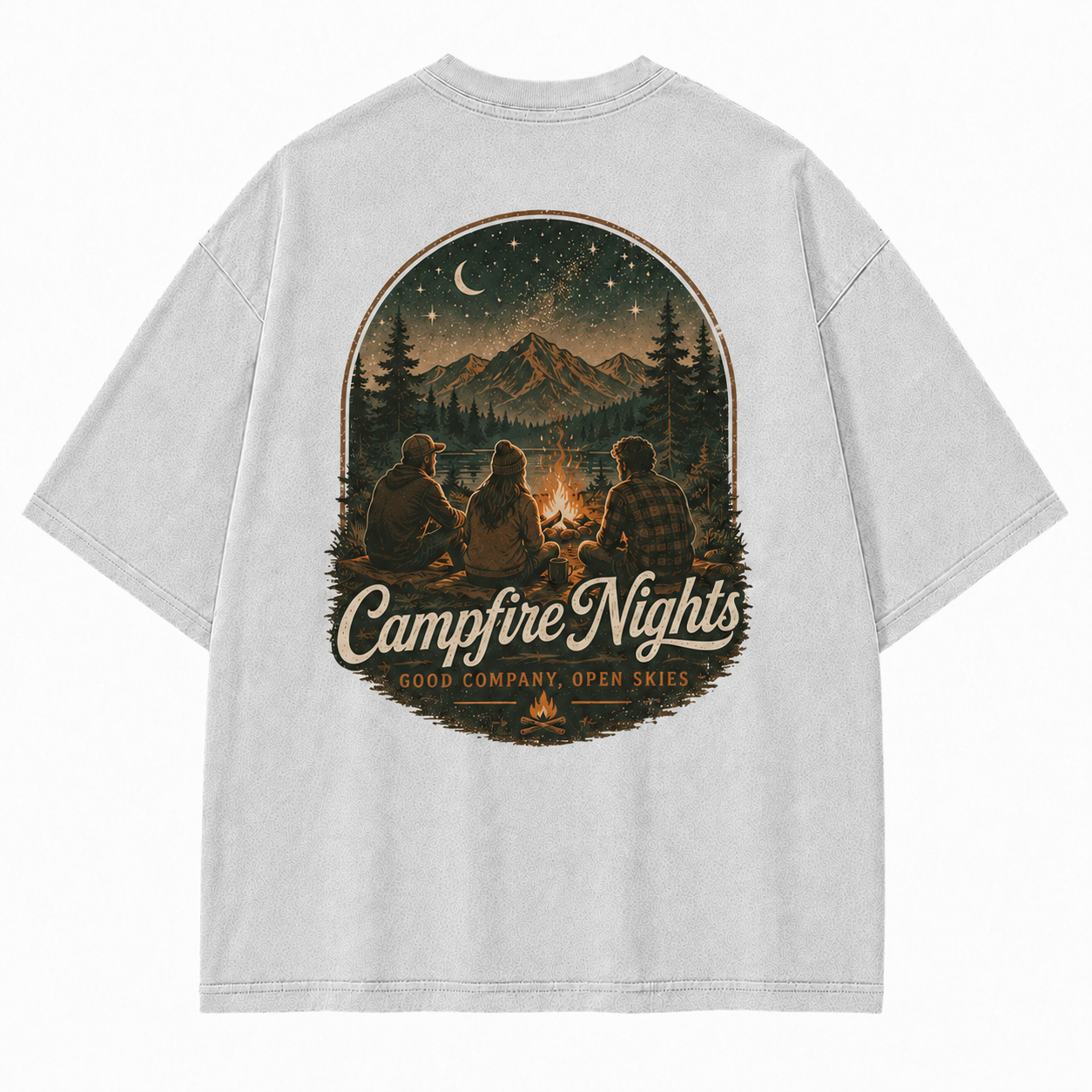 The Night We Felt Free Campfire Nights Graphic Tee