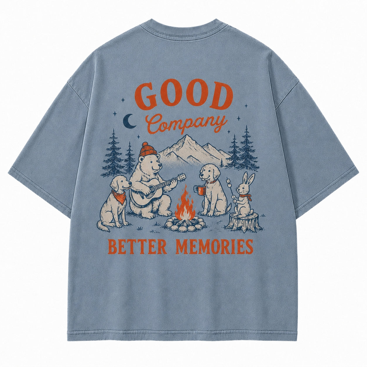 Campfire Friends Adventure Graphic Tee