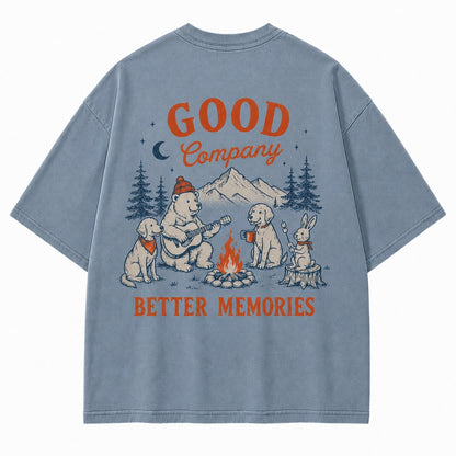 Campfire Friends Adventure Graphic Tee