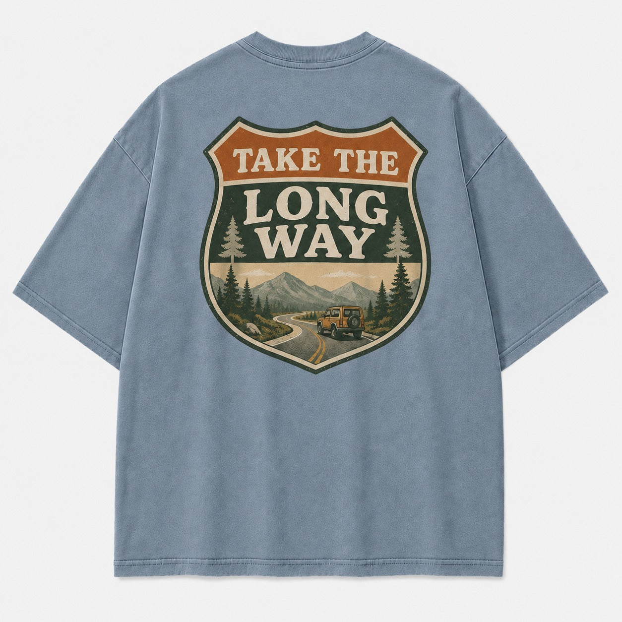 Take the Long Way Road Trip Tee
