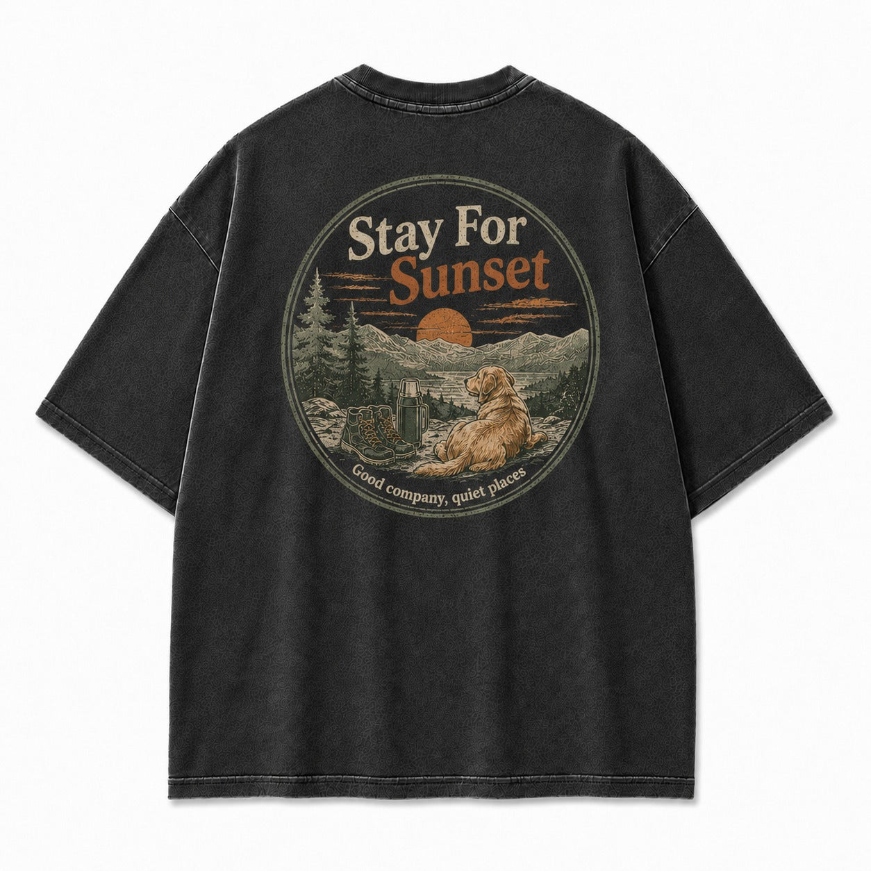 Stay for Sunset with Good Company Tee