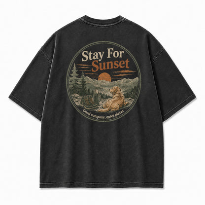 Stay for Sunset with Good Company Tee